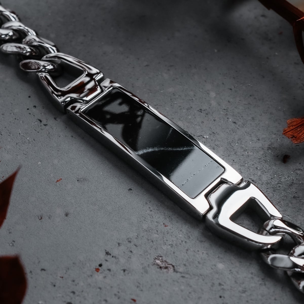 Modulus Bracelet (Marble/Silver) | Holzkern