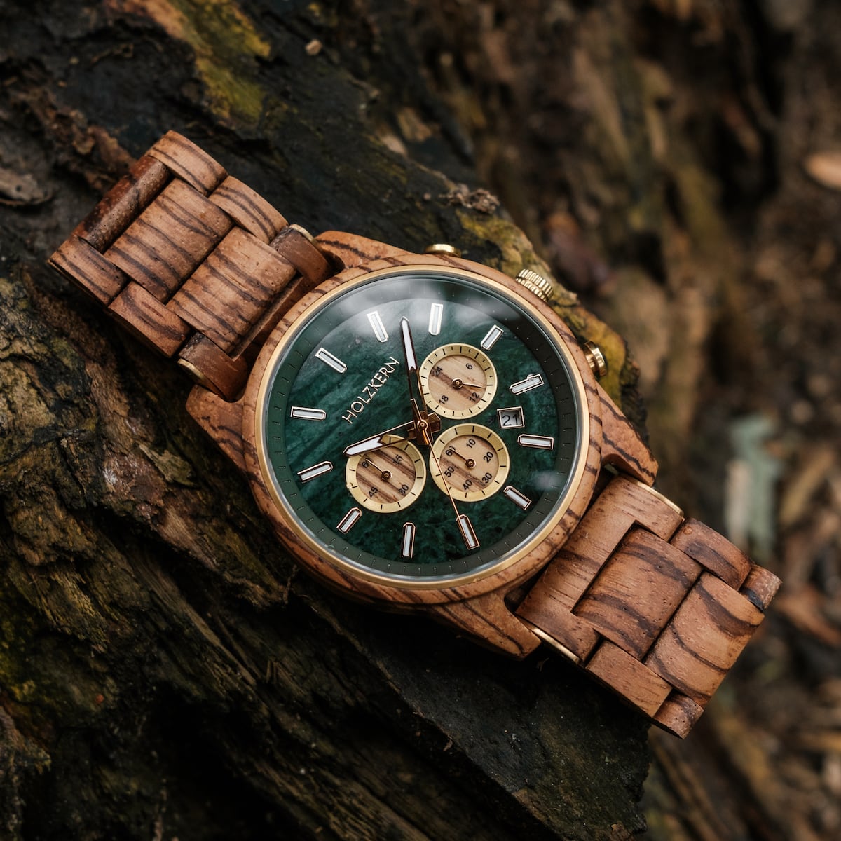 Canopy (Zebrawood/Marble) | Holzkern Wood Watches