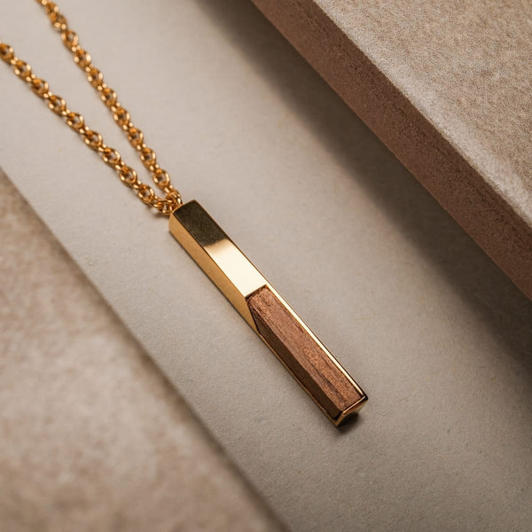 Collar Campania (Koa/oro)