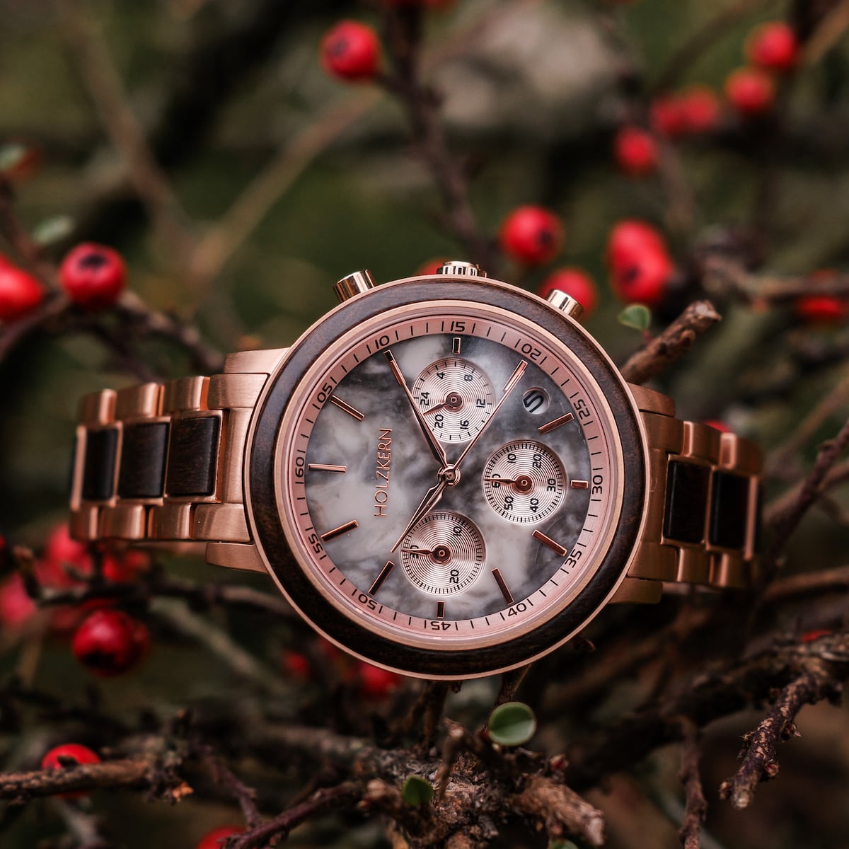 Calina (Maple/Marble) | Holzkern Wood Watches