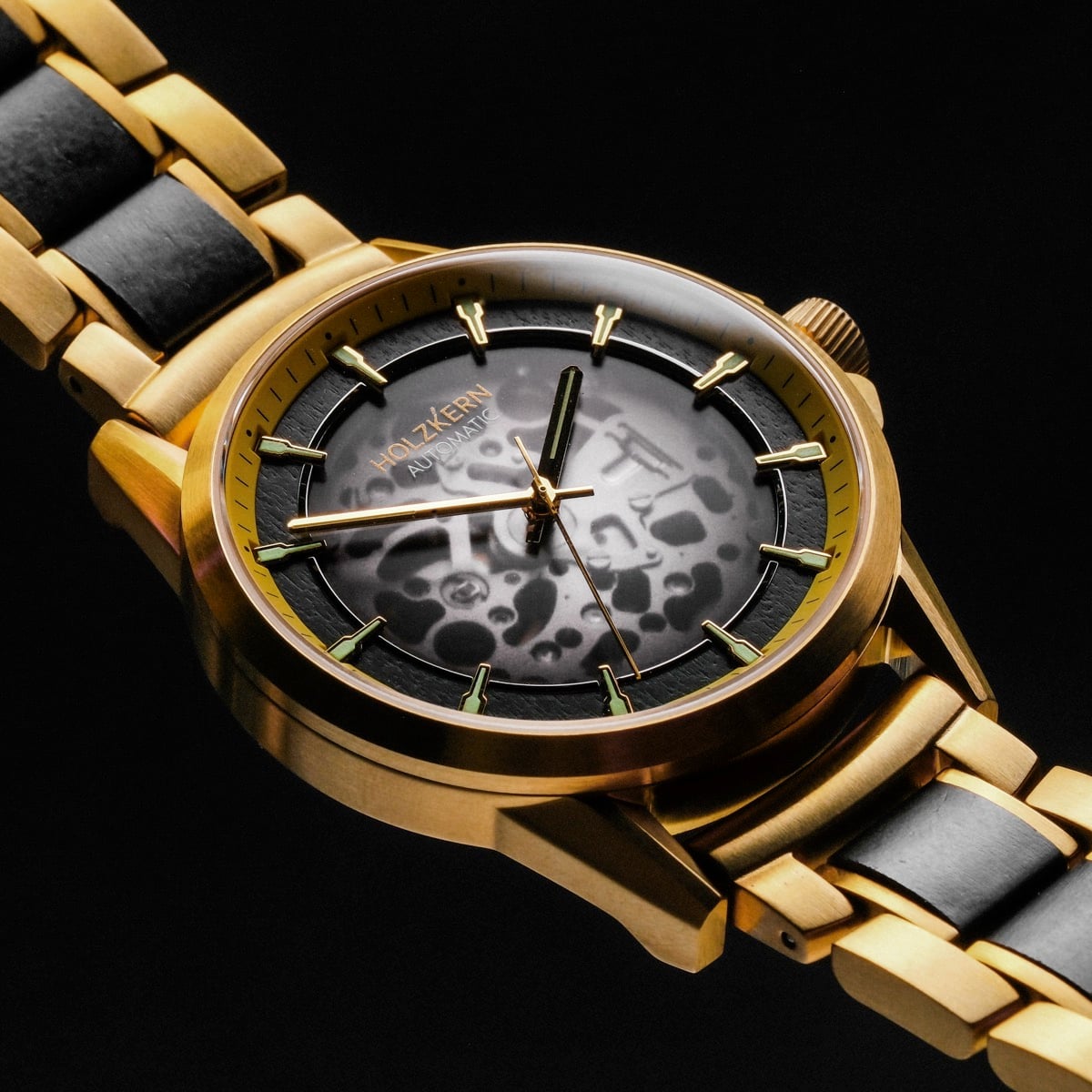 Flowfinder (Maple/Gold) | Holzkern Wood Watches