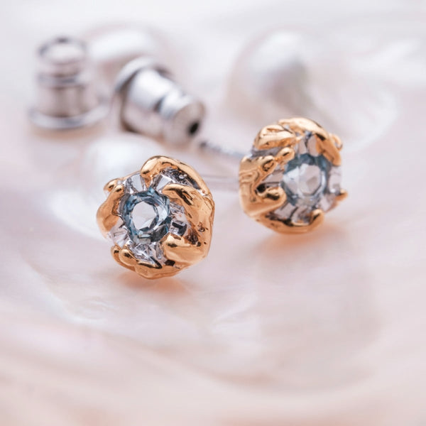 Pendientes Silverstream (Topacio/Oro)