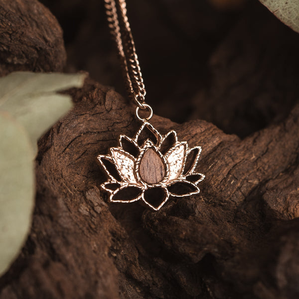 Collana Balance (Noce/Oro Rosa)