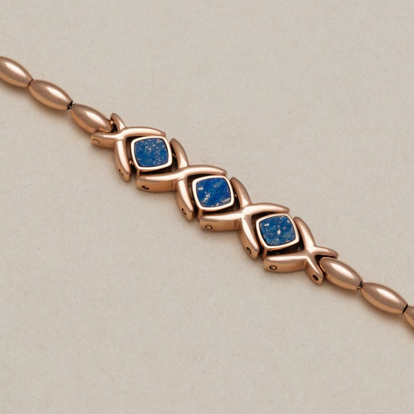 Mosaic Armband (Lapislazuli/Rosé) II