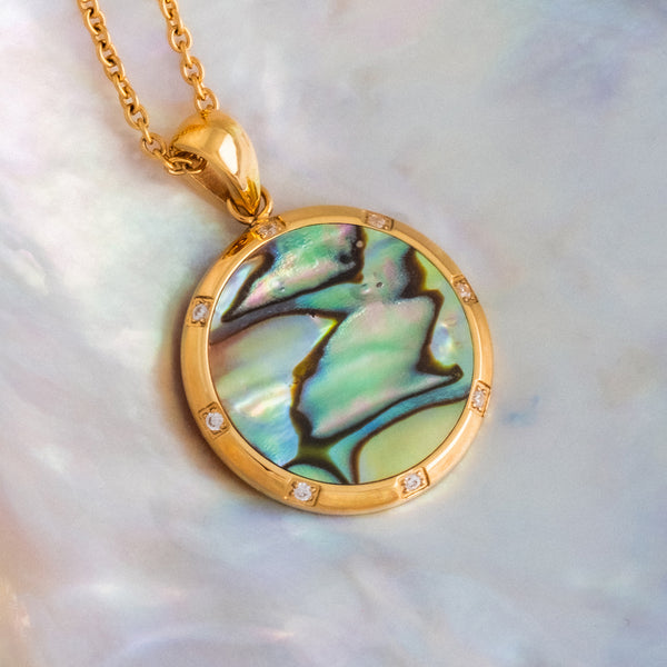 Collier Soulgaze (abalone/or)