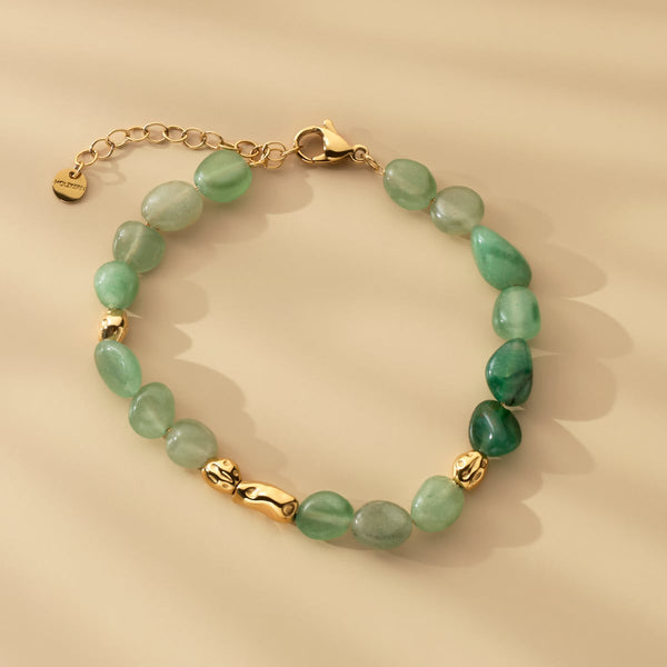 Fireworks Armband (Aventurin/Gold) II