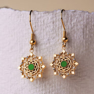 Aphonia Ohrringe (Marmor/Gold)