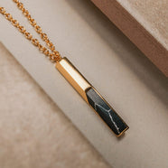 Campania Halsband (Marmor/Guld)