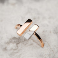 Anillo Campania (Mármol/Oro Rosa)