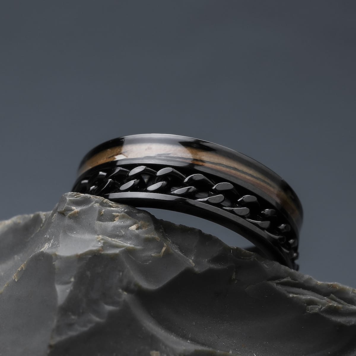 Fractional Ring (Zebrawood/Black)
