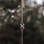 "Mosaic Bracelet" bracelet featuring lapis lazuli stones set in rose gold with an elegant and intricate design.
