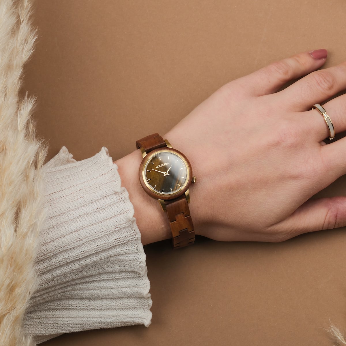 Costa Del Sol (Koa/Tiger'S Eye) | Holzkern Wood Watches