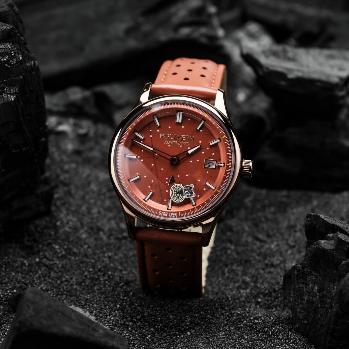 Ncc-1701-D (Jasper/Red) | Holzkern