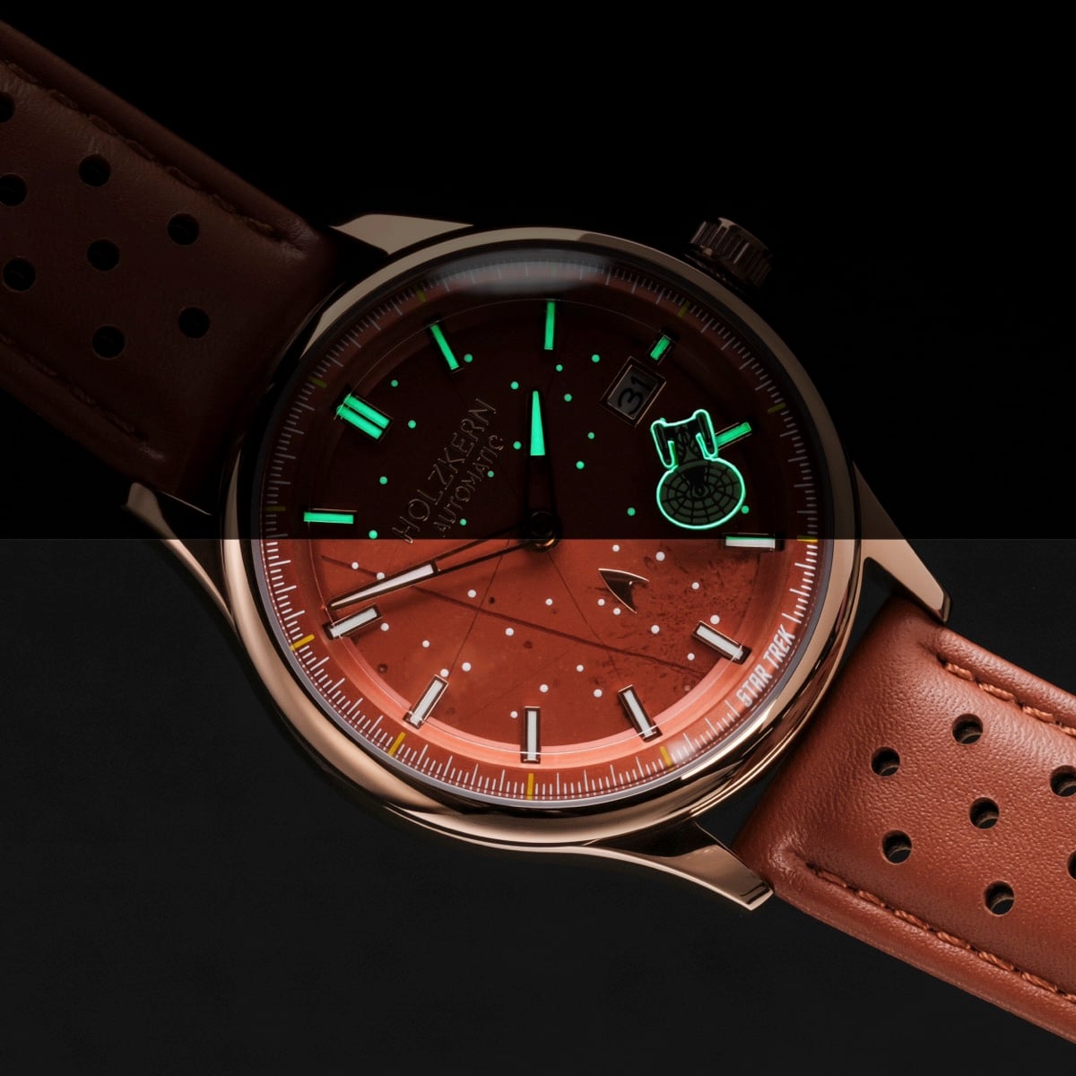 Ncc-1701-D (Jasper/Red) | Holzkern
