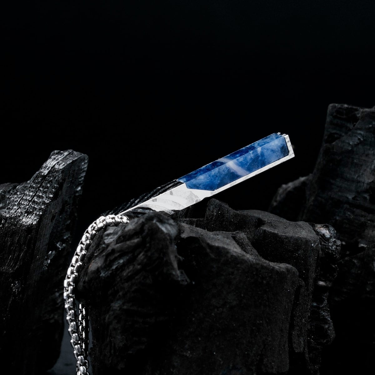 Campania Necklace (Sodalite/Damascus) – Holzkern