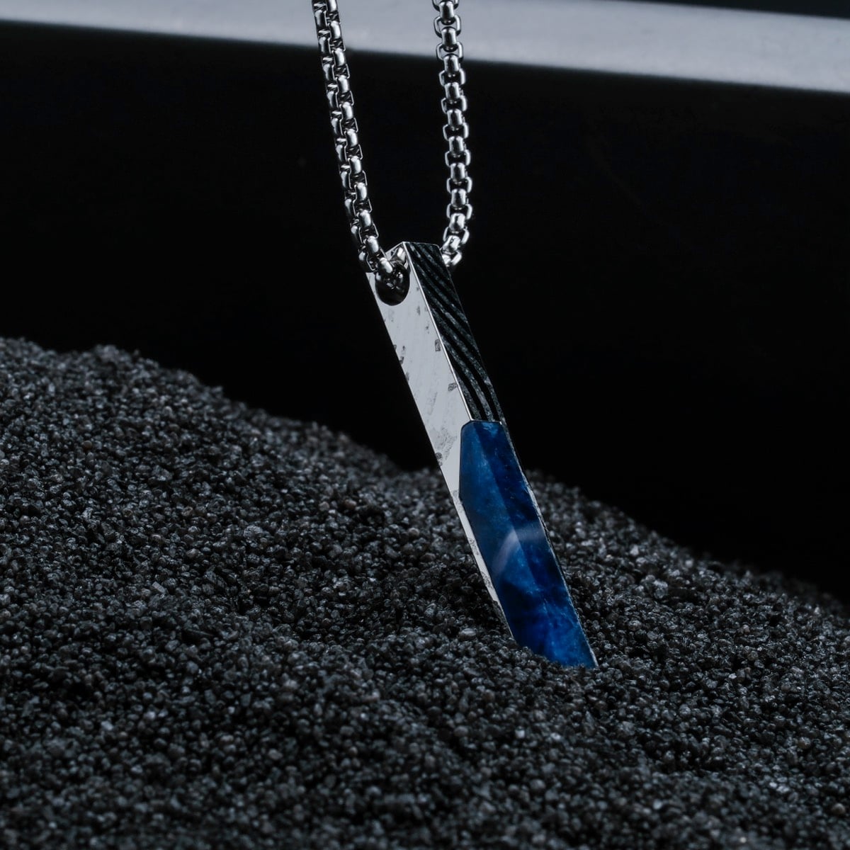 Campania Necklace (Sodalite/Damascus) – Holzkern