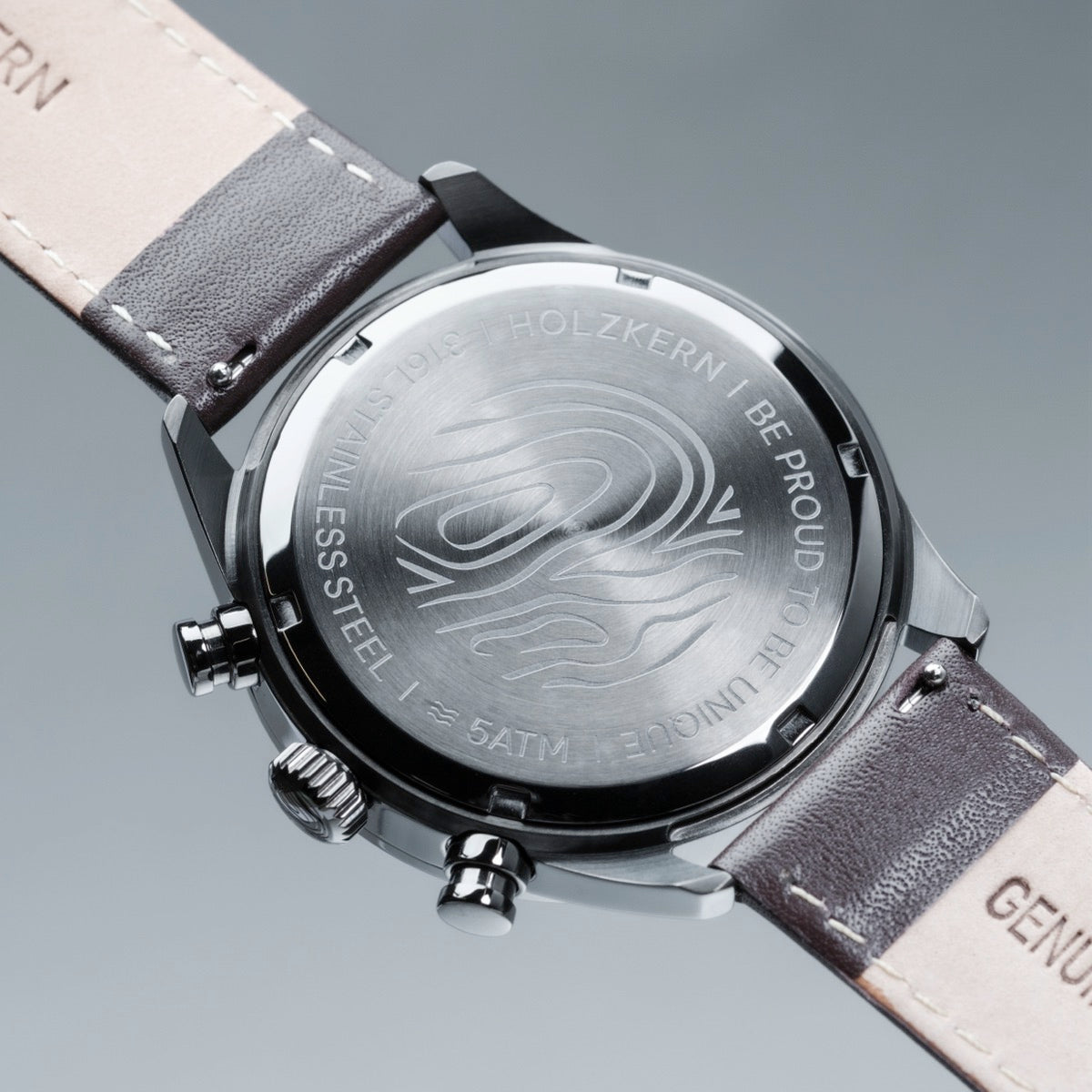 Gifted (Gray Marble/Dark Brown) | Holzkern