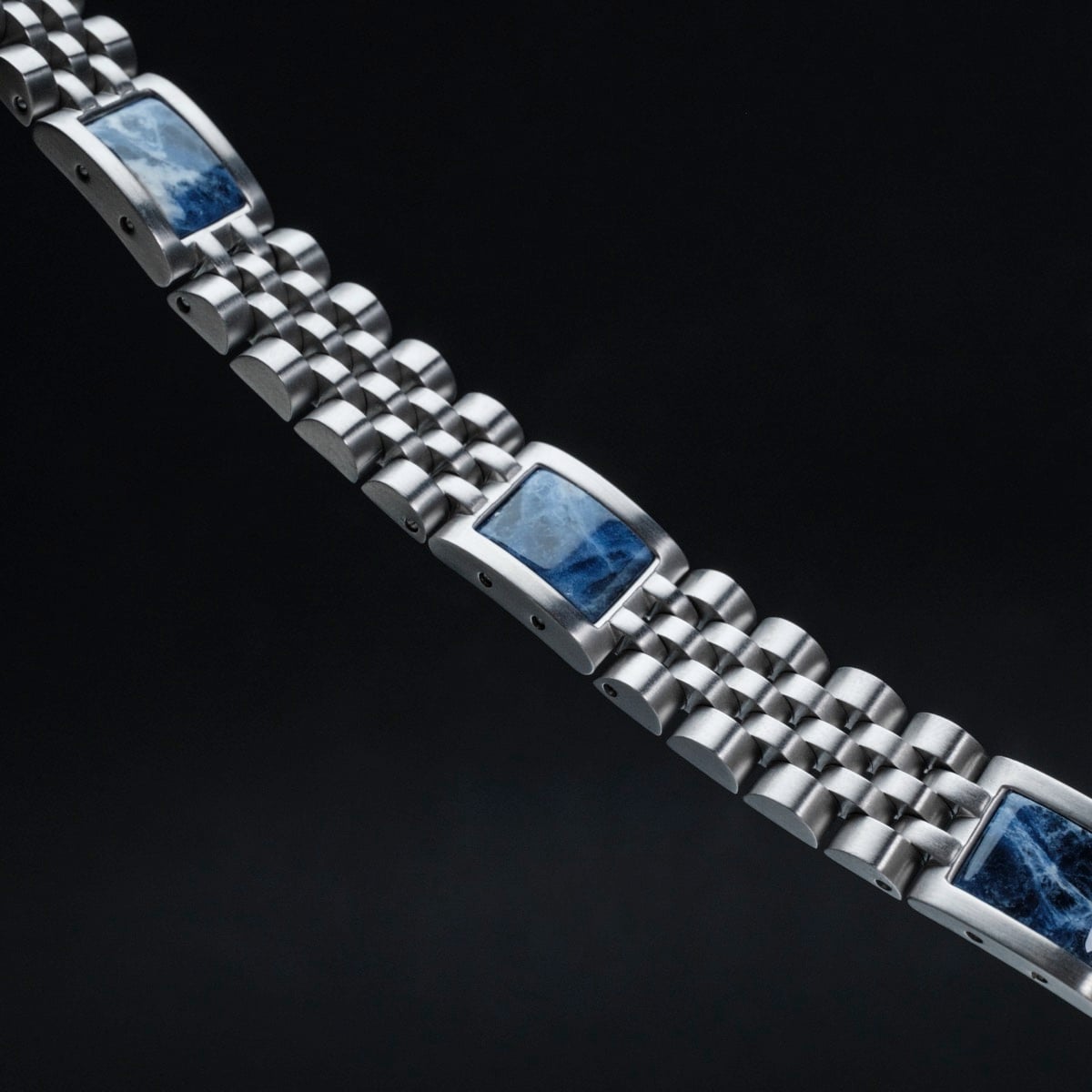 Pentachord (Blue Marble/Silver) – Holzkern