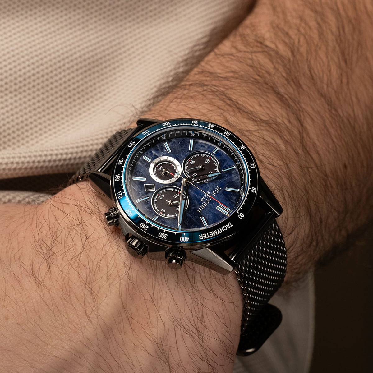 Comfort Crusher (Sodalite/Dark Gray) | Holzkern Wood Watches