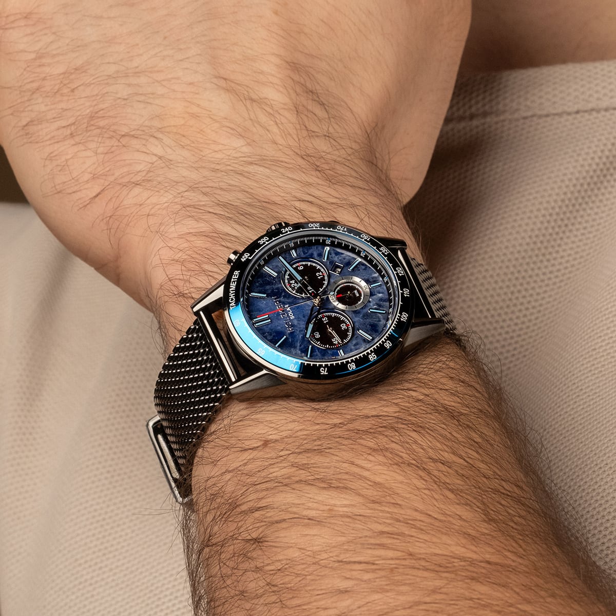 Comfort Crusher (Sodalite/Dark Gray) | Holzkern Wood Watches