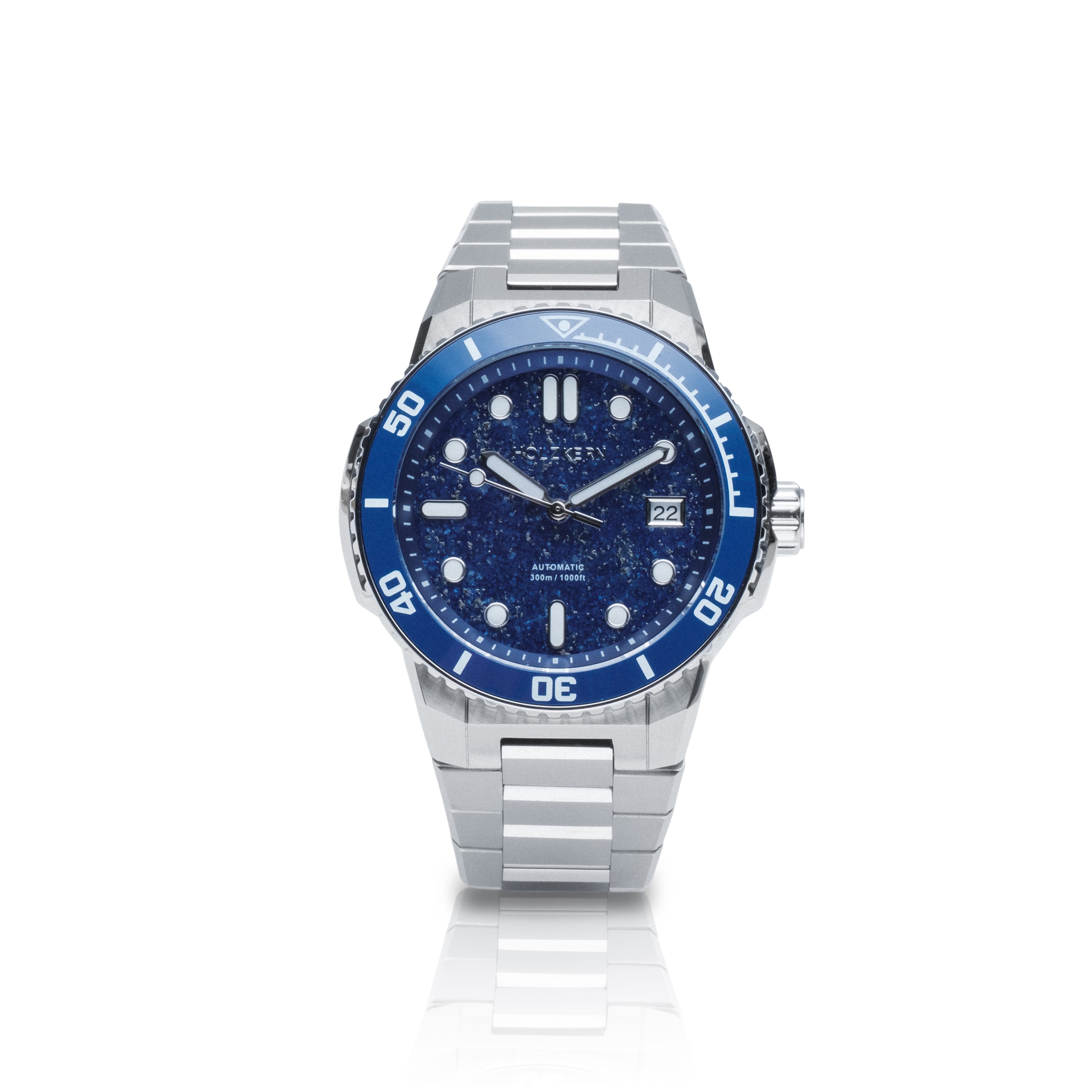 Deepdiver (Lapis Lazuli/Silver) – Holzkern