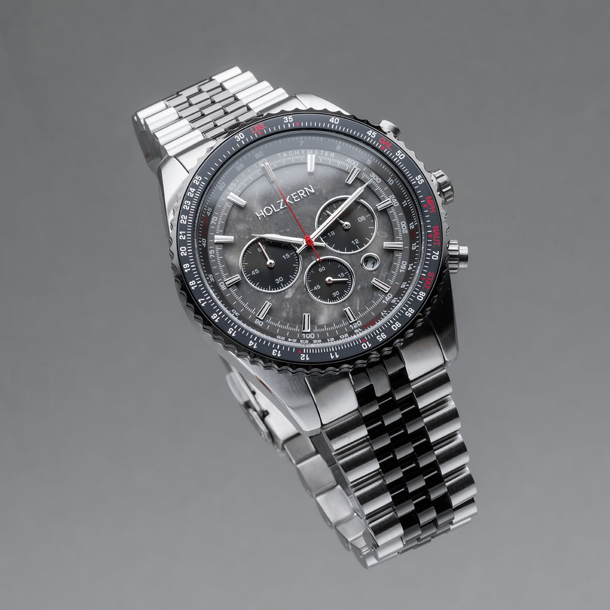 Openhorizon (Gray Marble/Silver) | Holzkern Wood Watches
