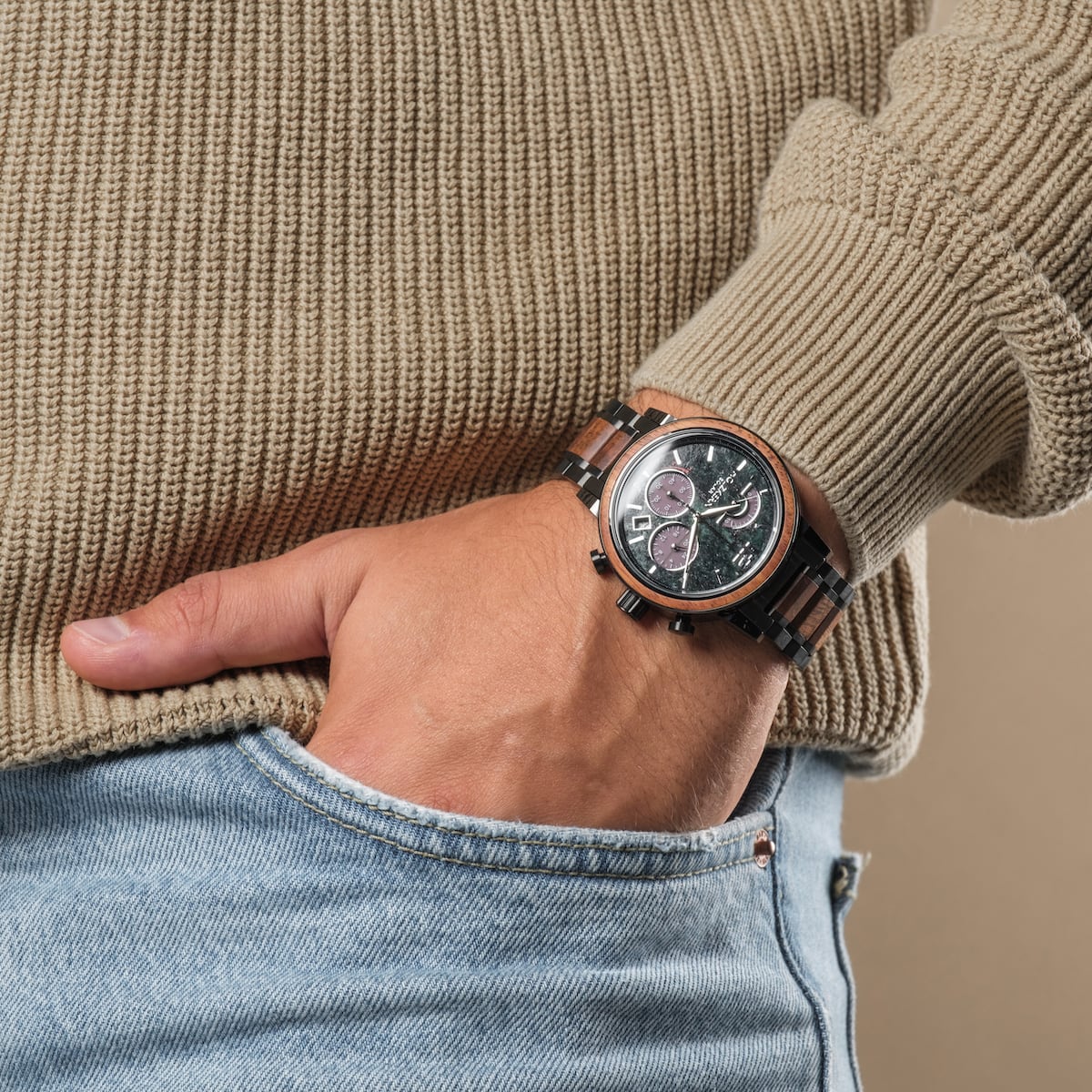 Scattered (Marble/ Koa) | Holzkern Wood Watches