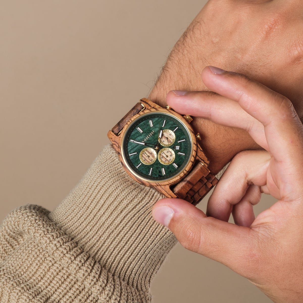 Canopy (Zebrawood/Marble) | Holzkern Wood Watches