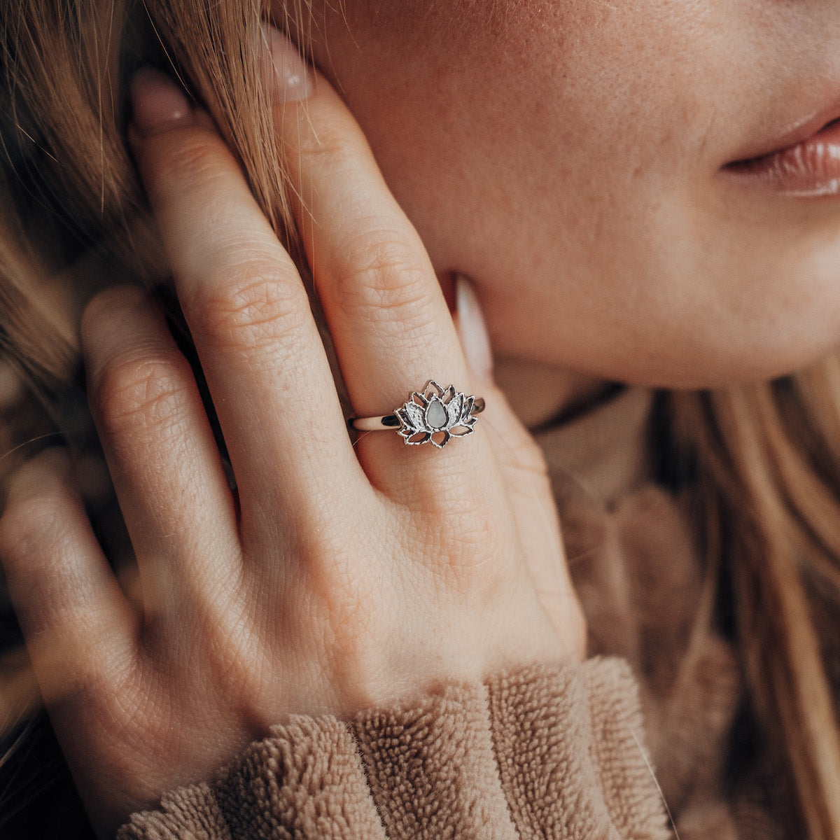 Balance Ring (Marmor/Silber)