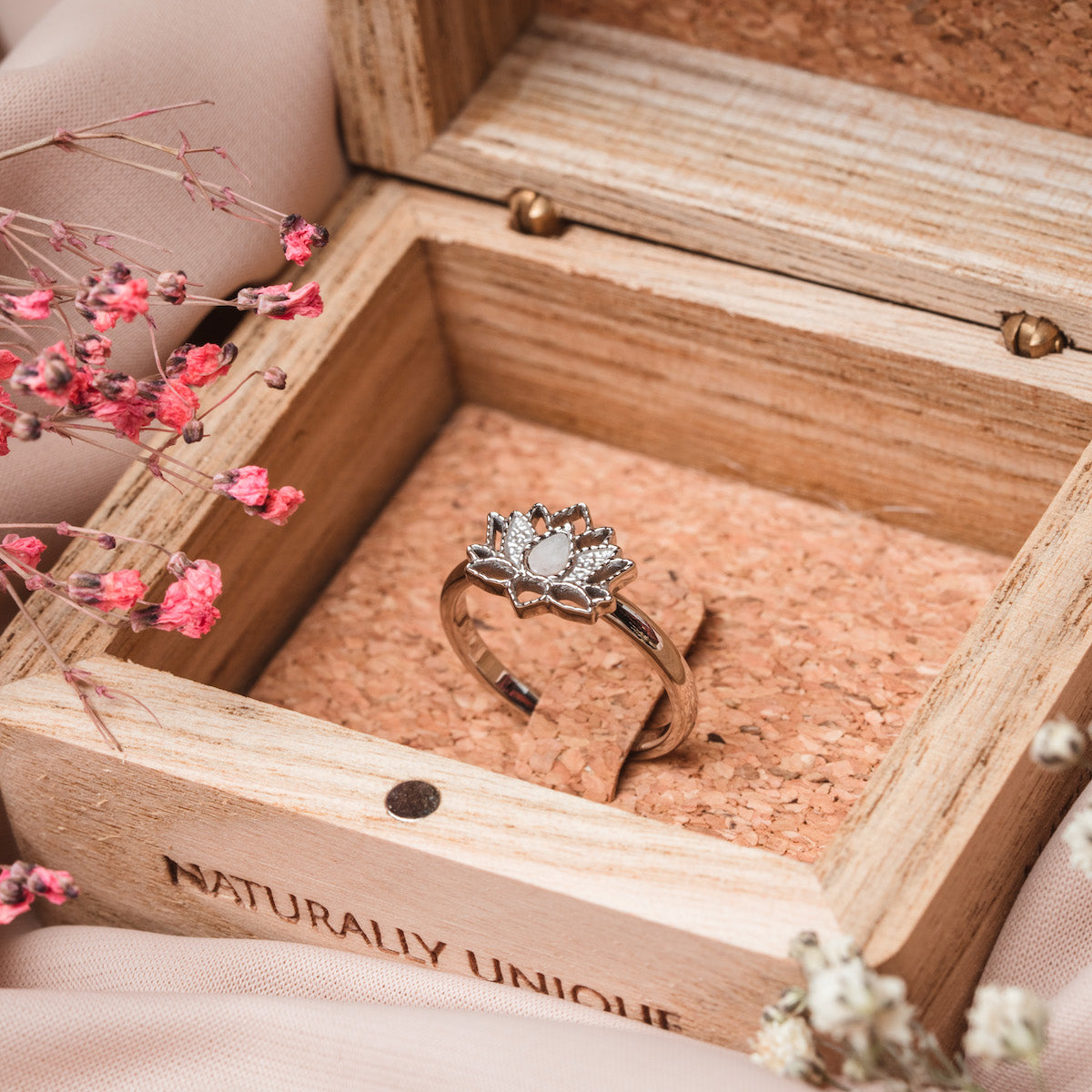 Balance Ring (Marmor/Silber)