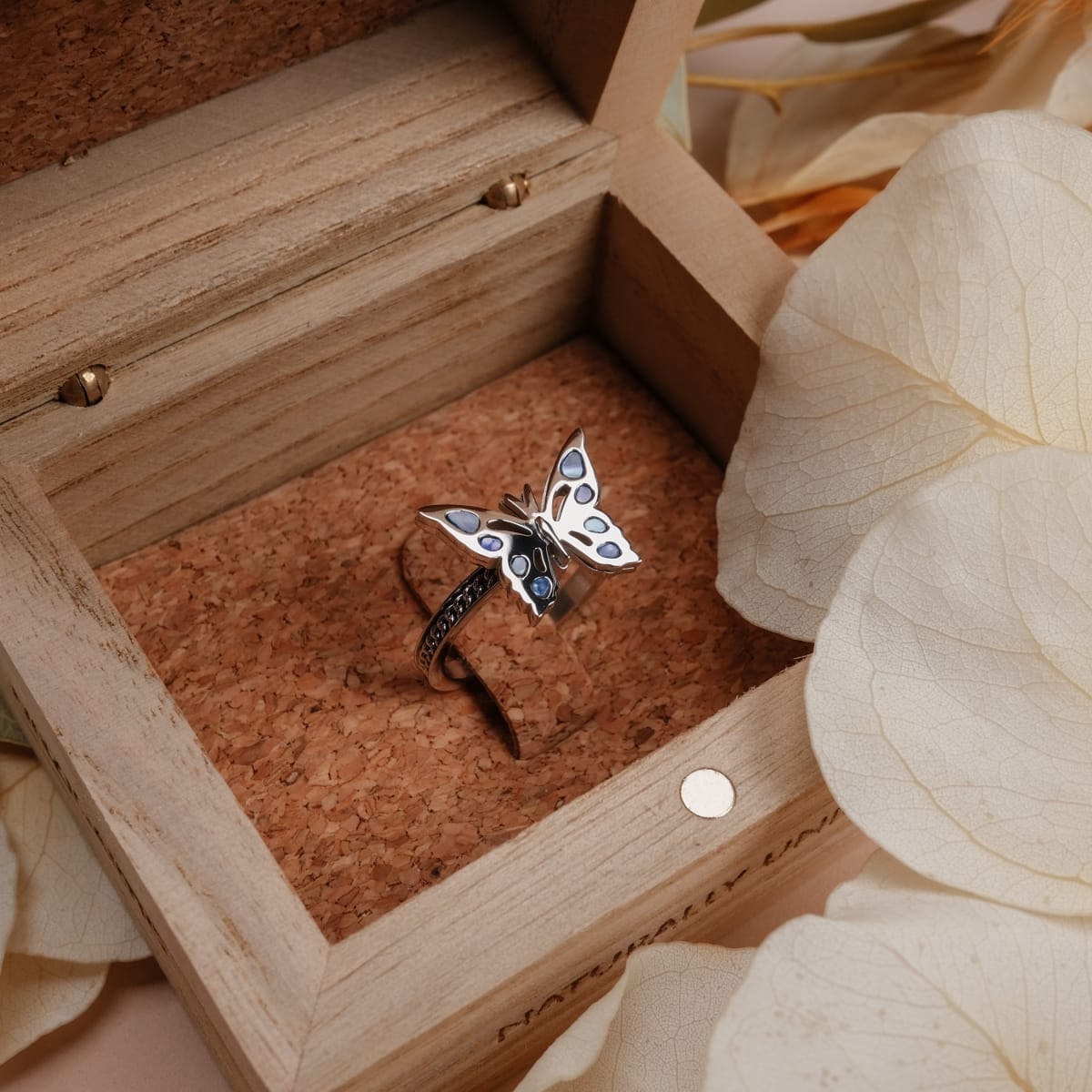 Fritillary Ring (Perlmutt/Silber)