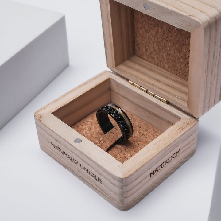 Fractional Ring (Zebrawood/Black)