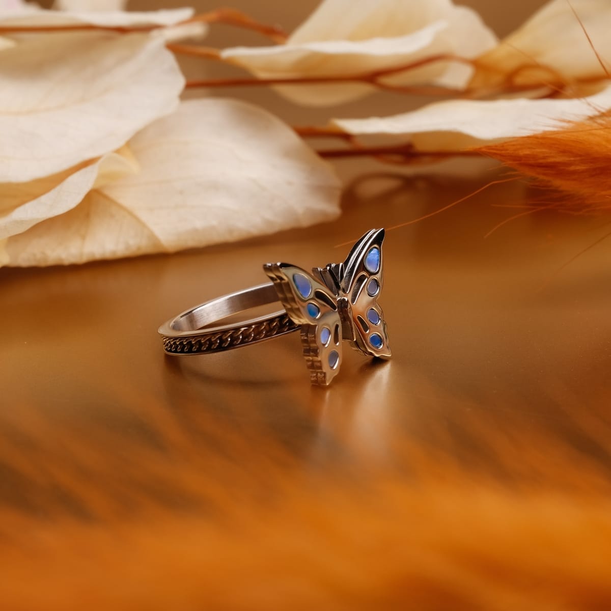 Fritillary Ring (Perlmutt/Silber)
