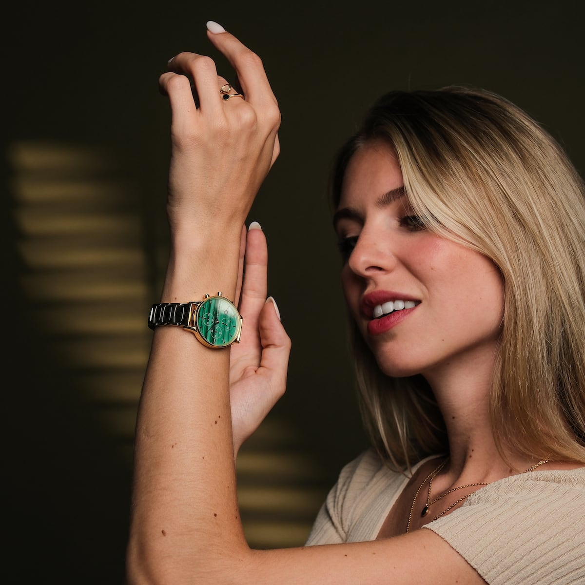 Jolly (Malachite/Ceramic) | Holzkern Wood Watches