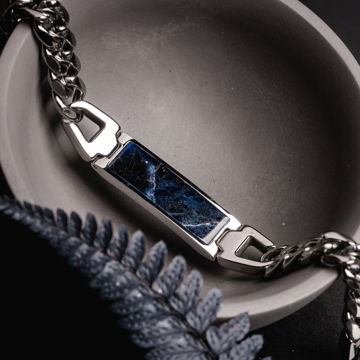 Modulus Bracelet (Sodalite/Silver) | Holzkern