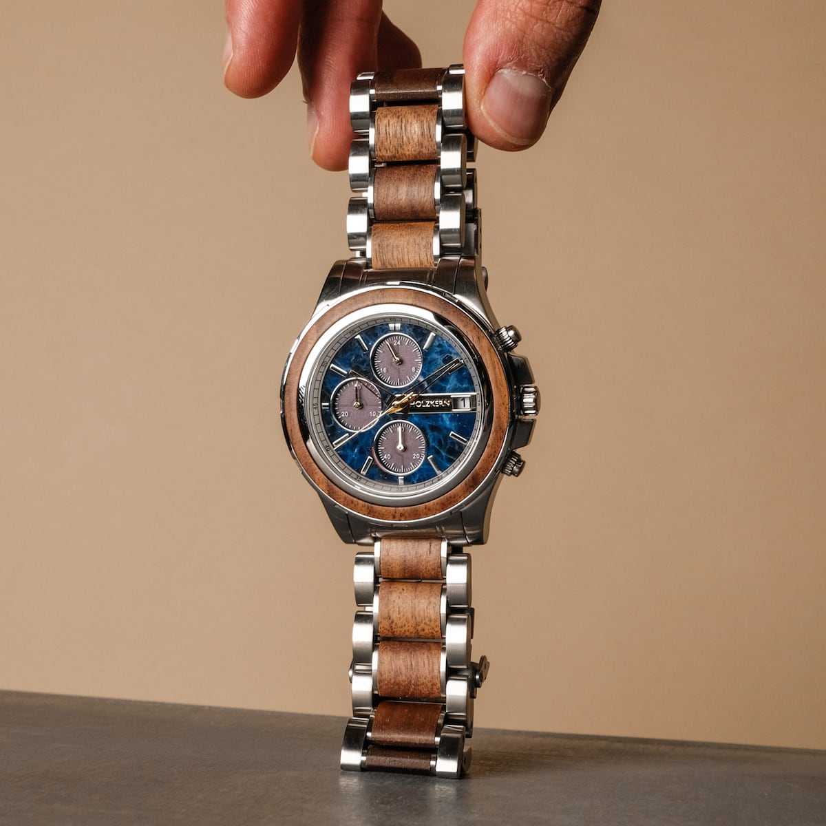 Koh Mak (Walnut/Marble) | Holzkern Wood Watches