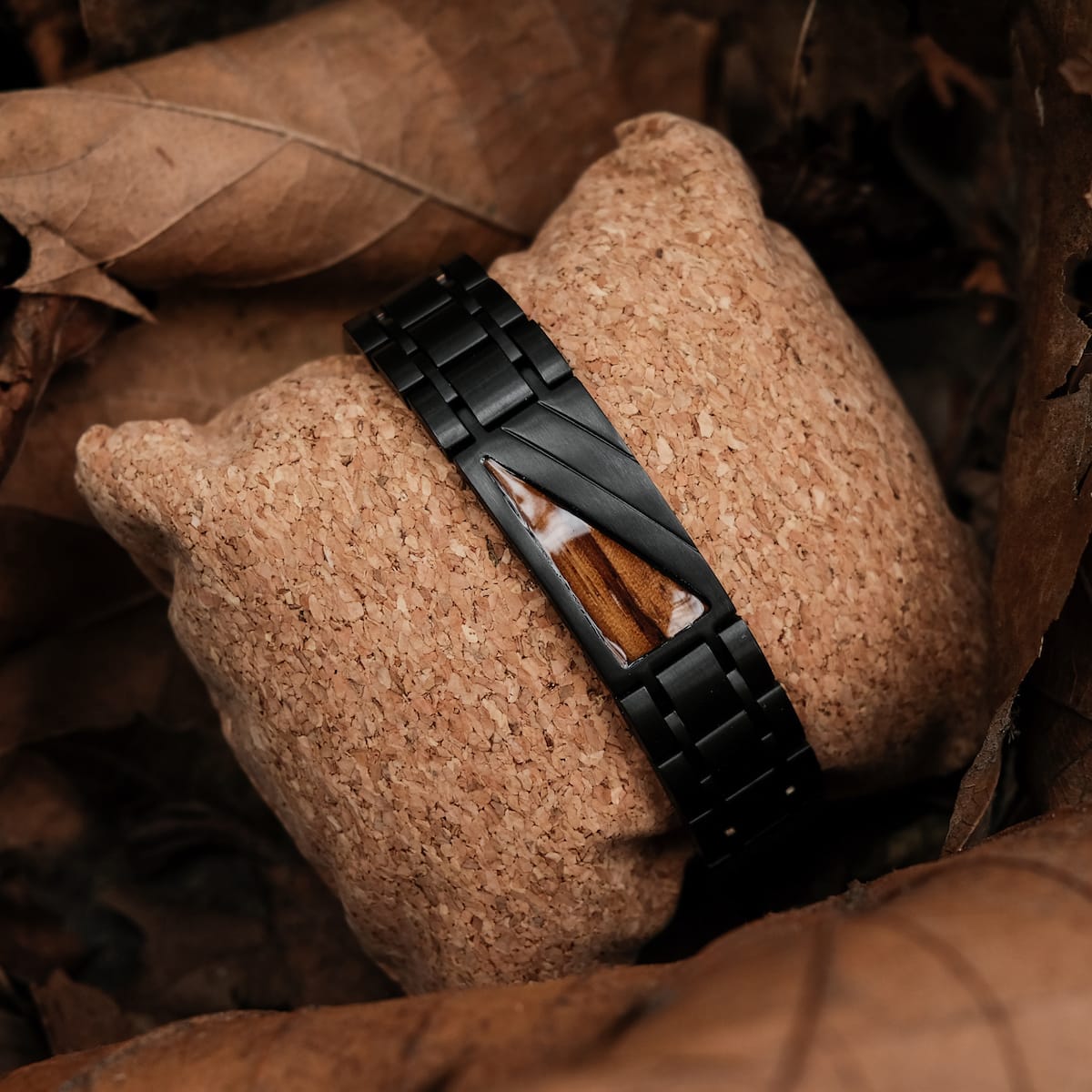 SEV Looper Bracelet 19cm ブラック Looper (Zebrawood/Black) | Holzkern