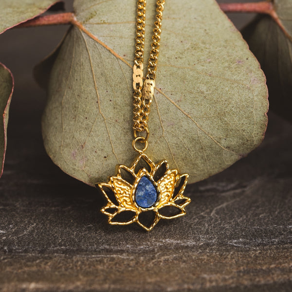 Balance Necklace (Lapis Lazuli/Gold)