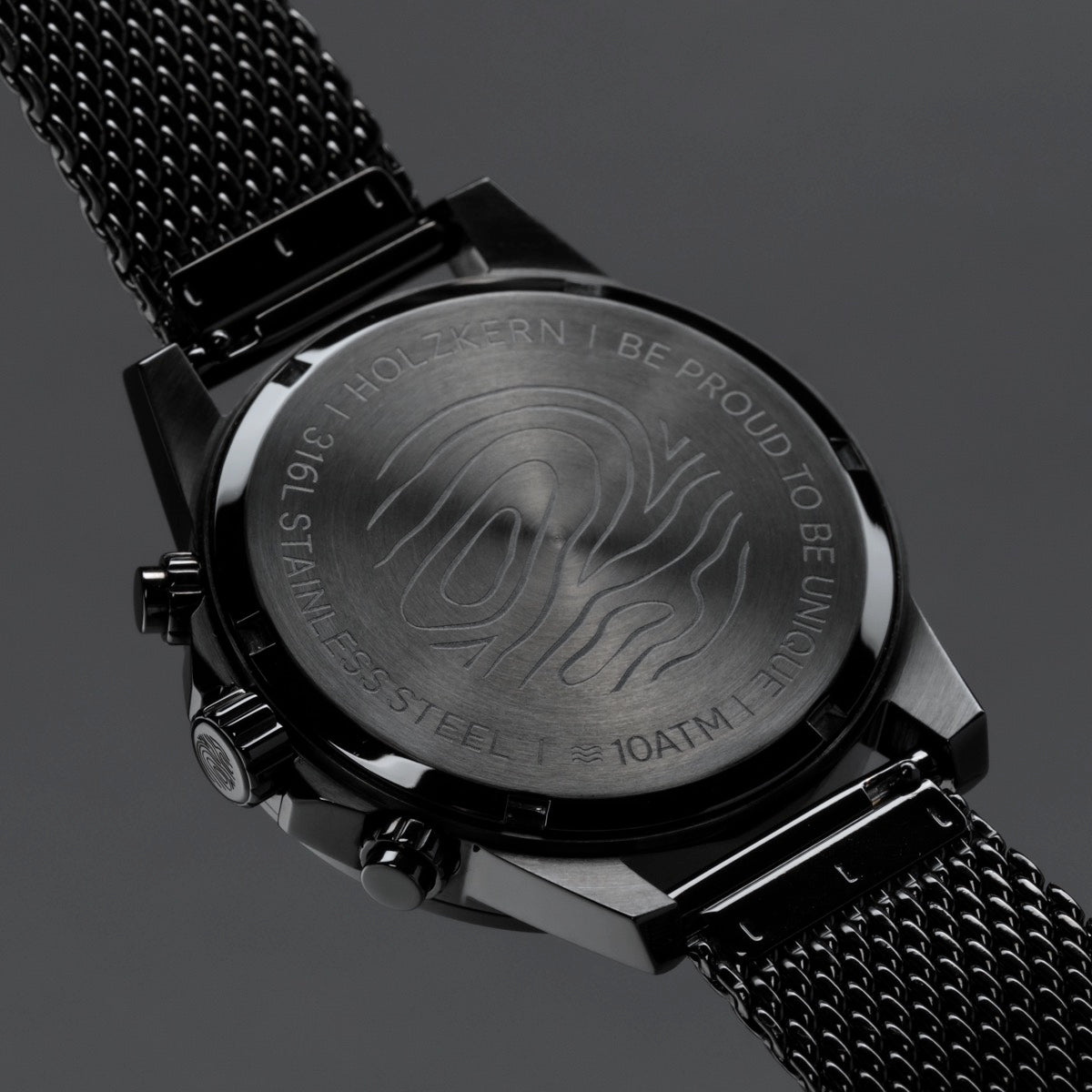 Comfort Crusher (Marble/Black) | Holzkern Wood Watches
