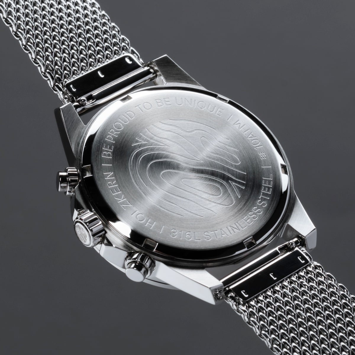 Comfort Crusher (Walnut/Silver) | Holzkern Wood Watches