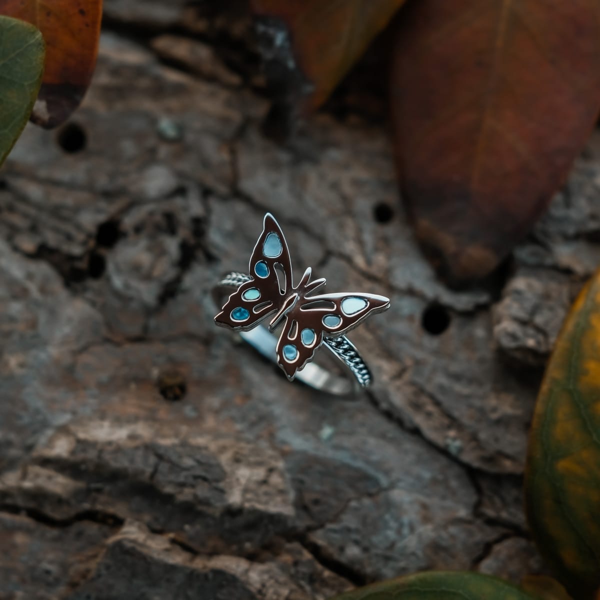 Fritillary Ring (Perlmutt/Silber)