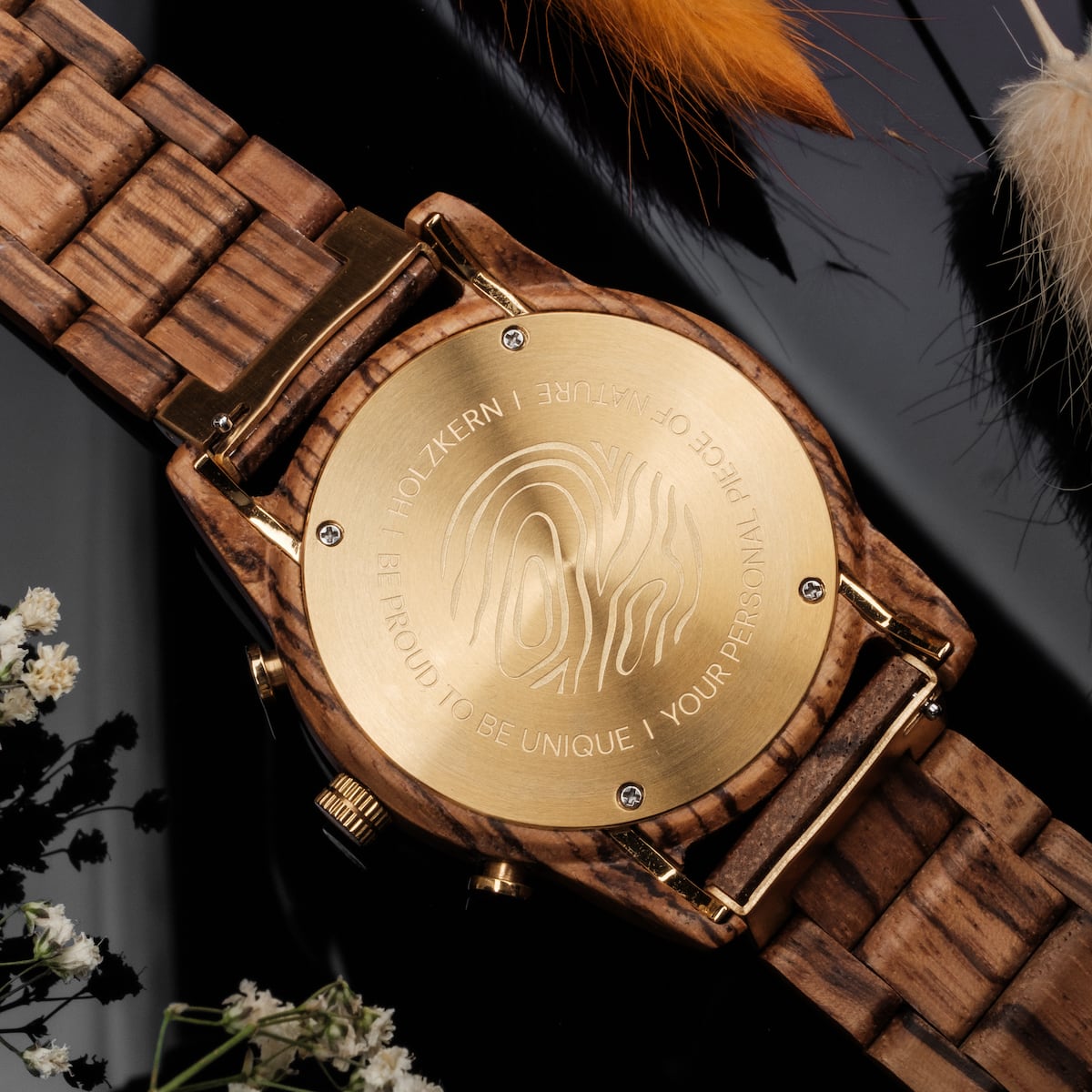 Canopy (Zebrawood/Marble) | Holzkern Wood Watches
