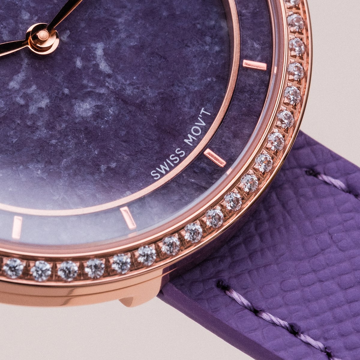 Coralline (Amatista/rosa dorado)