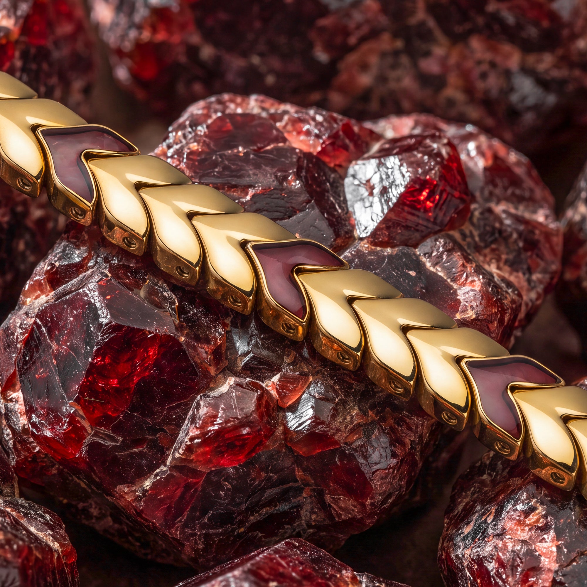 Alula (Garnet/Gold)