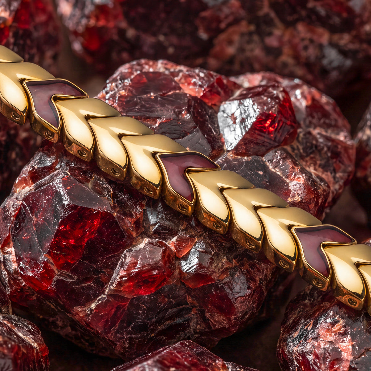 Alula (Garnet/Gold)