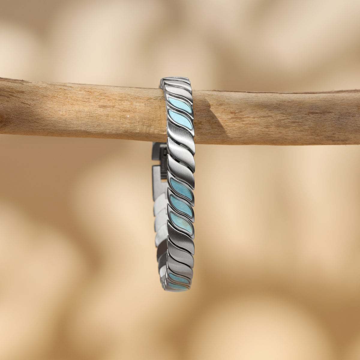 Windkiss (Aquamarin/Silber)
