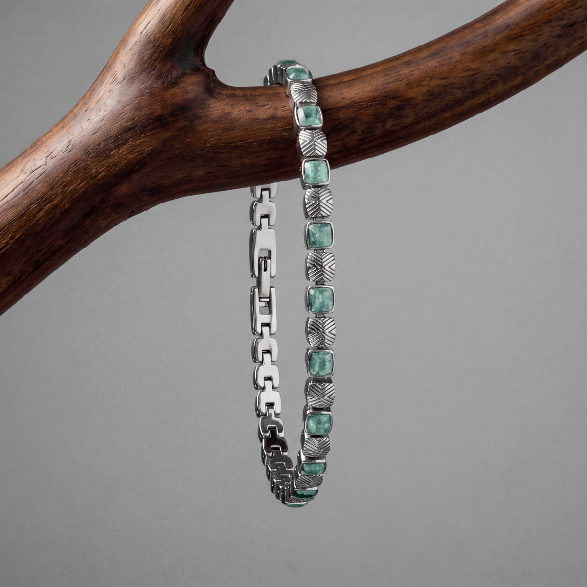 Peppered Armband (Aventurin/Silber)