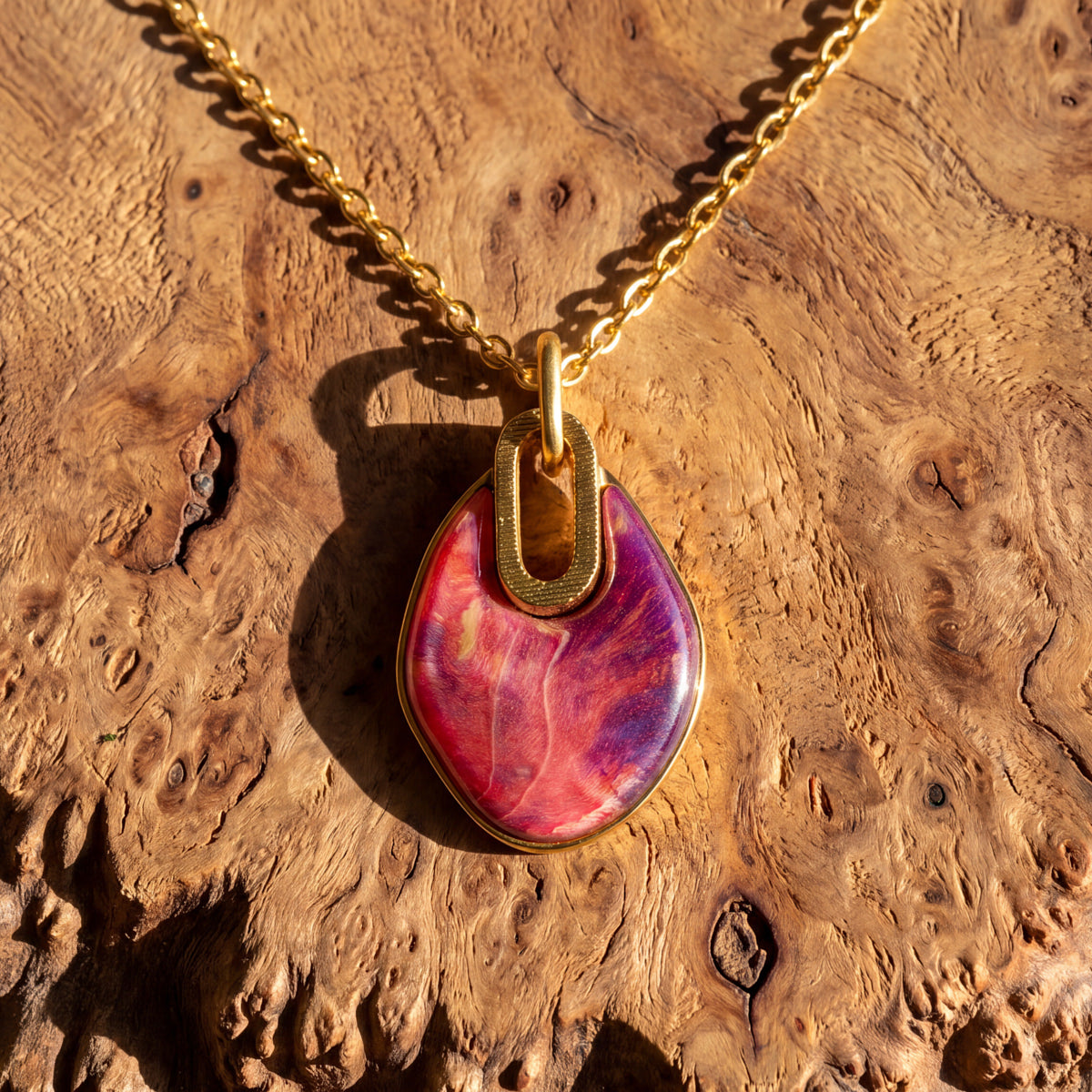 Collier Truecolors (Ronce de Noyer/or)