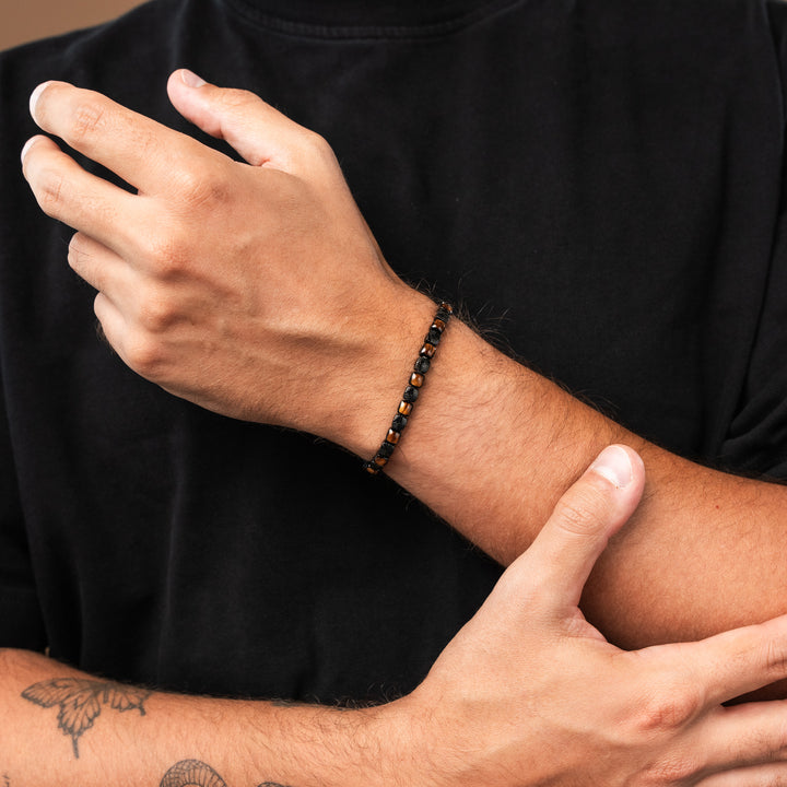 Peppered Armband (Zebrano/Schwarz)