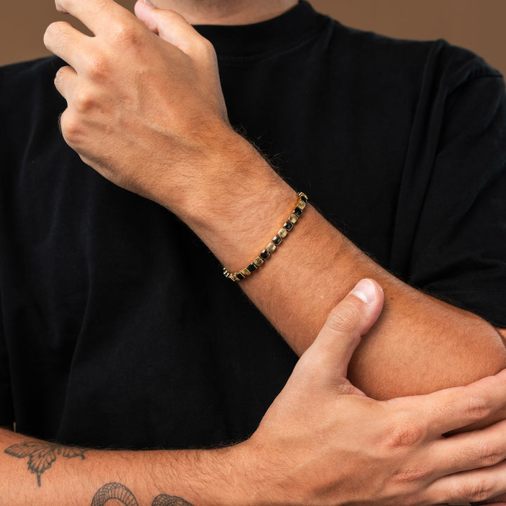 Peppered Armband (Ahorn/Gold)
